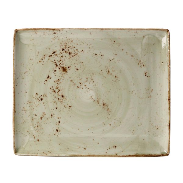 Steelite, Craft : Green 1131 - Platte rechteckig Nr. 2, 33 x 27 cm