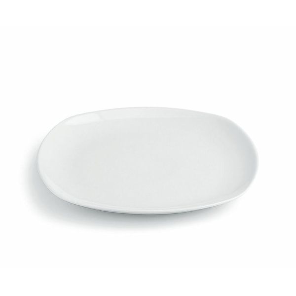 Tognana, Square - Teller flach, quadratisch, uni, weiß, 27 x 27 cm