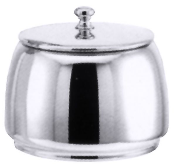 Zuckerdose PRACTILUX, mit Deckel, Edelstahl, I: 0,15 ltr., H: 4,5 cm