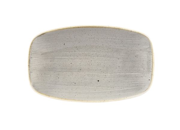 Churchill, Stonecast : Peppercorn Grey - Chefs Platte rechteckig 20 x 12,1 cm