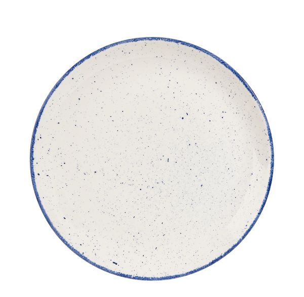 Churchill, Stonecast Hints : Indigo Blue - Teller flach Coup, 28,8 cm