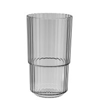 Trinkbecher Linea, Tritan, D: 8,5 cm, H: 15 cm, I: 500 ml, Farbe: french grey Trinkbecher Linea, Tritan, D: 8,5 cm, H: 15 cm, I: 500 ml, Farbe: french grey