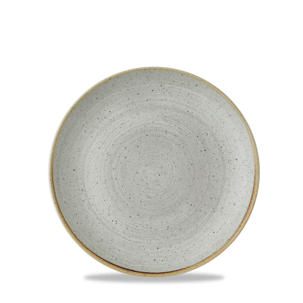 Churchill, Stonecast Raw : Grey Vellum - Teller flach Coup, 16,5 cm