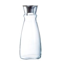 Karaffe Fluid m. schwarzem Kunststoffdeckel 110 cl, I: 1100 ml, H: 247 mm, D: 102 mm Karaffe Fluid m. schwarzem Kunststoffdeckel 110 cl, I: 1100 ml, H: 247 mm, D: 102 mm