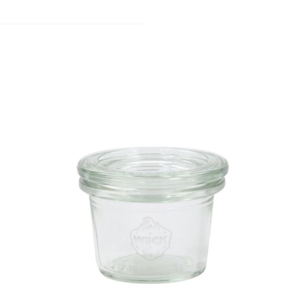 WECK Mini-Sturzglas m. Glasdeckel, Inhalt: 35 ml, H: 37 mm, D: 40 mm