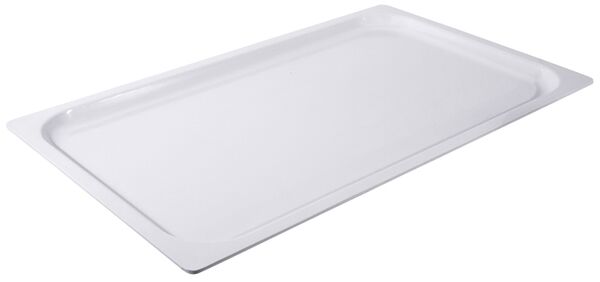 GN 1/1 Behälter, weißes Melamin, Tiefe: 20 cmm, I: 1,4 ltr.