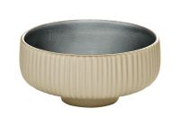 Playground, Steinzeug - NARA Grau : Relief- Bowl rund 12 cm/ 0,33 ltr. Playground, Steinzeug - NARA Grau : Relief- Bowl rund 12 cm/ 0,33 ltr.