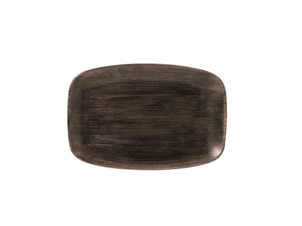 Churchill, Stonecast Patina : Iron Black - Chefs Platte rechteckig, 30 x 19,9 cm