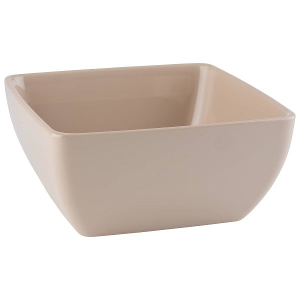 Schale PURE, Melamin, 25 x 25 cm, H: 12 cm, I: 3,8 ltr., Farbe: sand