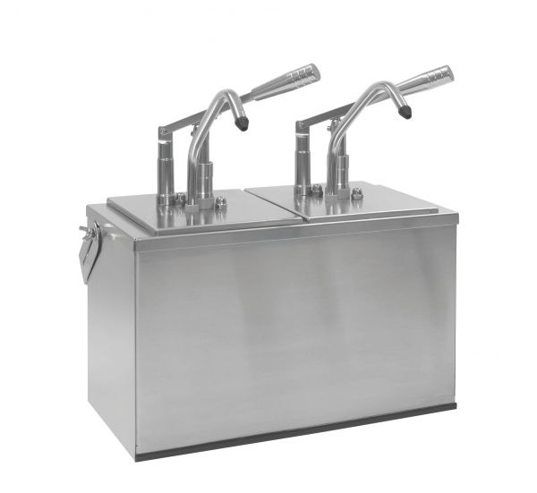 Hebel- Dosierspender / Saucenspender Cool, 2 x 3 ltr., 425 x 185 x 375 mm