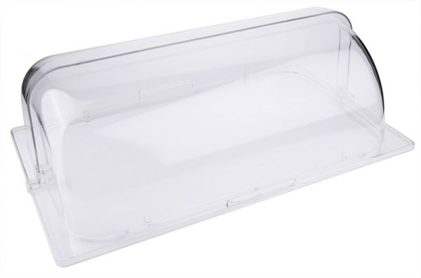 Rolltop-Haube GN 1/1, Polycarbonat, 54 x 33,5 x 19 cm