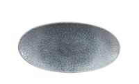 Churchill, Raku : Topaz Blue - Chefs Platte oval, 29,9 x 15 cm Churchill, Raku : Topaz Blue - Chefs Platte oval, 29,9 x 15 cm