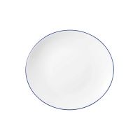 Seltmann Weiden, Modern Life : 10873 Blue Line - Speiseteller oval 5193, 27 cm Seltmann Weiden, Modern Life : 10873 Blue Line - Speiseteller oval 5193, 27 cm