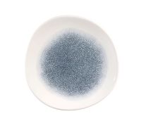 Churchill, Raku : Topaz Blue - Teller flach rund Organisch, 21 cm Churchill, Raku : Topaz Blue - Teller flach rund Organisch, 21 cm