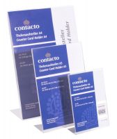Thekenaufsteller DIN A6, Acryl, L-Form, B: 10,5 cm, H: 14,8 cm Thekenaufsteller DIN A6, Acryl, L-Form, B: 10,5 cm, H: 14,8 cm