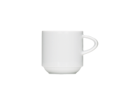 Bauscher, Enjoy - Kaffee-Obere stpb., weiss, uni, 0,25 ltr. Bauscher, Enjoy - Kaffee-Obere stpb., weiss, uni, 0,25 ltr.