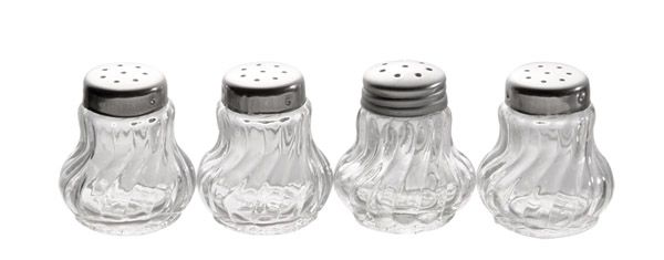 Ministreuer 4er Set, je D: 3,5 cm, H: 4 cm, Behälter aus Glas