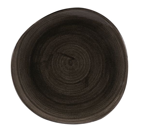 Churchill, Stonecast Patina : Iron Black - Teller flach rund organisch 28,6 cm