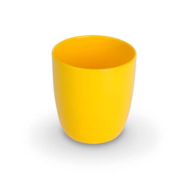 Kinderbecher PC, uni, gelb, D x H: 6,5 x 7,5 cm/ 0,18 ltr.