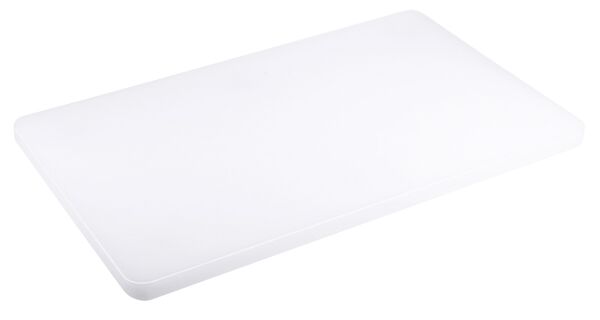 Schneidbrett GN 1/1, weiß, LDPE, mit Füßchen, 53 x 32,5 cm