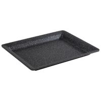 GN 1/2 Tablett FROSTFIRE, Aluminium, antihaftbeschichtet, 32,5 x 26,5 cm, H: 3 cm, Farbe: schwarz-silber GN 1/2 Tablett FROSTFIRE, Aluminium, antihaftbeschichtet, 32,5 x 26,5 cm, H: 3 cm, Farbe: schwarz-silber