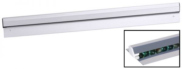 Bonschiene, Kugel-Klemmsystem, Aluminium, H: 6 cm, L: 46 cm, T: 2,5 cm