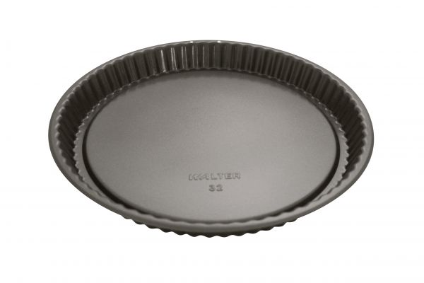Obstortenform, gerippter Rand, geprägter Boden, Do: 320 mm, Du: 293 mm, H: 32 mm