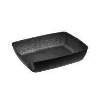 GN 1/2 Schale FROSTFIRE, Aluminium, schwarz/ silber, antihaftbeschichtet, I: 4,5 Liter, 32,5 cm x 26,5 cm, H: 7,5 cm GN 1/2 Schale FROSTFIRE, Aluminium, schwarz/ silber, antihaftbeschichtet, I: 4,5 Liter, 32,5 cm x 26,5 cm, H: 7,5 cm