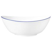 Seltmann Weiden, Modern Life : 10873 Blue Line - Schüssel oval 5240, 25,5 cm/ 1,90 ltr. Seltmann Weiden, Modern Life : 10873 Blue Line - Schüssel oval 5240, 25,5 cm/ 1,90 ltr.