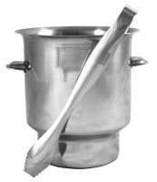 Mini Eiswürfelkühler mit Zange, Edelstahl