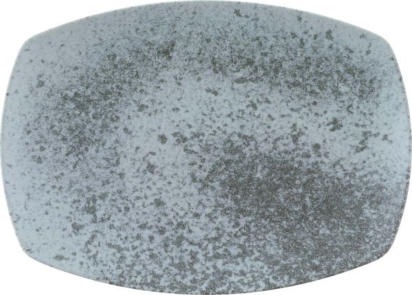 Bauscher, Sandstone : Dekor 425774 Gray - Platte rechteckig coup 32 x 23,1 cm