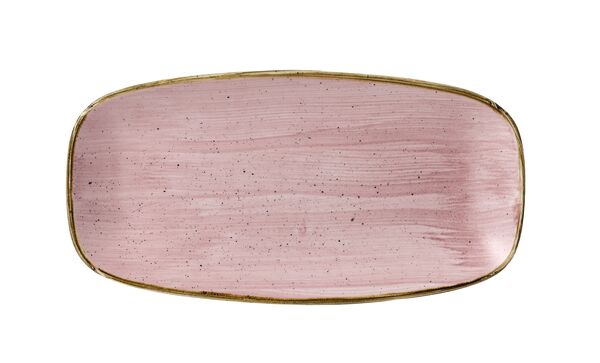 Churchill, Stonecast : Petal Pink - Chefs Platte rechteckig, 29,8 x 15,3 cm