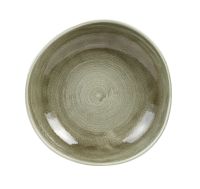 Churchill, Stonecast Patina : Burnished Green - Teller tief rund Organisch, 25,3 cm/ 1,1 ltr. Churchill, Stonecast Patina : Burnished Green - Teller tief rund Organisch, 25,3 cm/ 1,1 ltr.