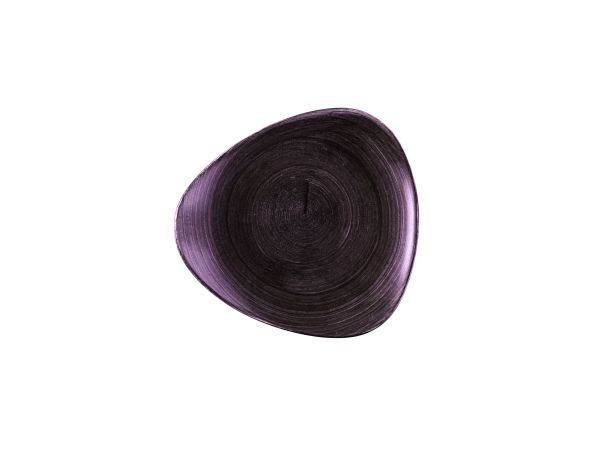 Churchill, Stonecats Patina : Deep Purple - Teller flach dreieckig, 24,5 cm