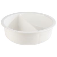 Porzellaneinsatz fuer Chafing Dish ORBIT, 2 x 1,4 ltr., D: 29,5 cm, H: 9 cm, I: 2,8 Liter Porzellaneinsatz fuer Chafing Dish ORBIT, 2 x 1,4 ltr., D: 29,5 cm, H: 9 cm, I: 2,8 Liter