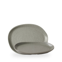 Churchill, Stonecast Natural : Peppercorn Grey - Platte Organisch, 26 x 20 cm Churchill, Stonecast Natural : Peppercorn Grey - Platte Organisch, 26 x 20 cm