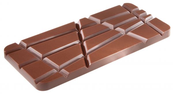 Schokoladen- Form, 275 x 135 mm, 2 x 2 Stück 124,5 x 55,5 x 6,5 mm