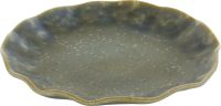 Playground, Steinzeug - NAMI : Teller, flach, rund, olive, 22 cm Playground, Steinzeug - NAMI : Teller, flach, rund, olive, 22 cm