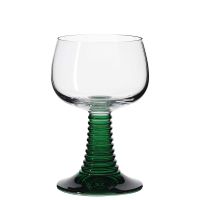Römer m. grünen Fuß u. Füllstrich 0.2 ltr. |-|, Inhalt: 270 ml, H: 137 mm, D: 90 mm Römer m. grünen Fuß u. Füllstrich 0.2 ltr. |-|, Inhalt: 270 ml, H: 137 mm, D: 90 mm