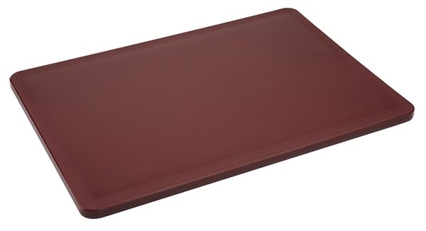 Schneidbrett, HDPE, 34,5 x 24,5 cm, braun