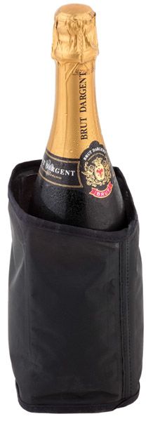 Kühlmanschette D: 11 cm, H: 18 cm, Nylon, PE, schwarz