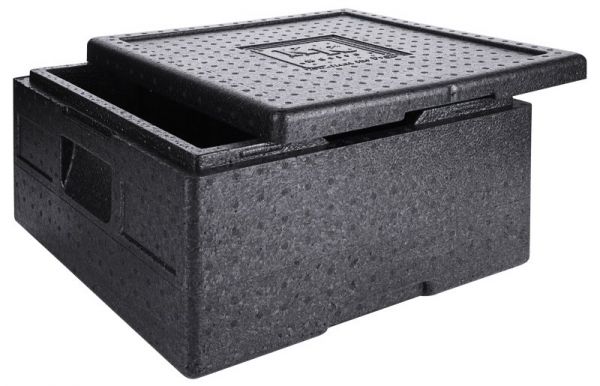 Thermo-Pizzabox, schwarzes EPP, I: 33 ltr., 41 x 41 x 33,5 cm