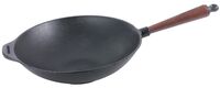 Gusseisen- Wok, D: 29 cm, H: 8,5 cm Gusseisen- Wok, D: 29 cm, H: 8,5 cm