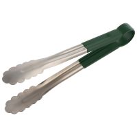 Universalzange, Edelstahl, PVD, Länge: 30 cm, Griff: grün, matt beschichtet Universalzange, Edelstahl, PVD, Länge: 30 cm, Griff: grün, matt beschichtet