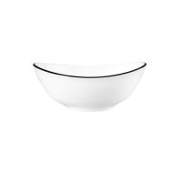 Seltmann Weiden, Modern Life : 10826 Black Line - Bowl oval 5414, 18,5 cm/ 0,70 ltr. Seltmann Weiden, Modern Life : 10826 Black Line - Bowl oval 5414, 18,5 cm/ 0,70 ltr.