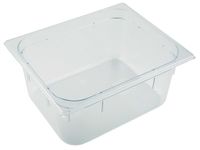 GN 1/3 Behälter 32,5 x 17,6 cm, Tiefe: 200 mm, Polycarbonat, I: 7 ltr., transparent GN 1/3 Behälter 32,5 x 17,6 cm, Tiefe: 200 mm, Polycarbonat, I: 7 ltr., transparent