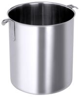 Wasserbadkasserolle mit Hakengriffen, I: 10 ltr., D: 23 cm, H: 28 cm, Edelstahl Wasserbadkasserolle mit Hakengriffen, I: 10 ltr., D: 23 cm, H: 28 cm, Edelstahl