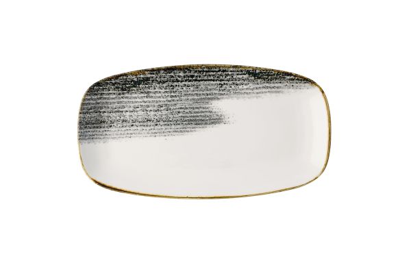 Churchill, Homespun Accents : Quartz Black - Chefs Platte rechteckig 29,8 x 15,3 cm