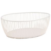 Korb SVART, Metall, 24 x 19 cm, H: 8 cm, Farbe: whisper white Korb SVART, Metall, 24 x 19 cm, H: 8 cm, Farbe: whisper white