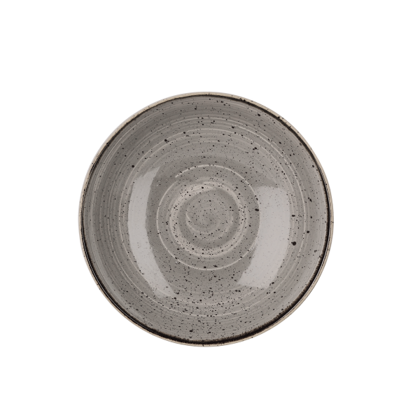 Churchill, Stonecast : Peppercorn Grey - Teller tief Coup, 18,2 cm/ 0,43 ltr.